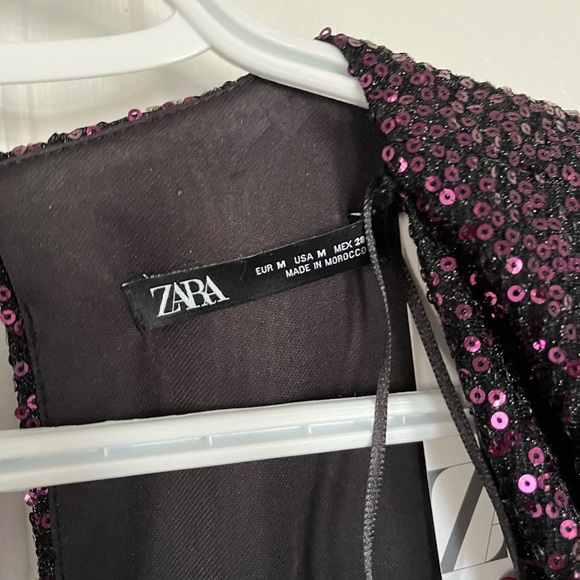 Zara Sequin Romper - Picture 7 of 8